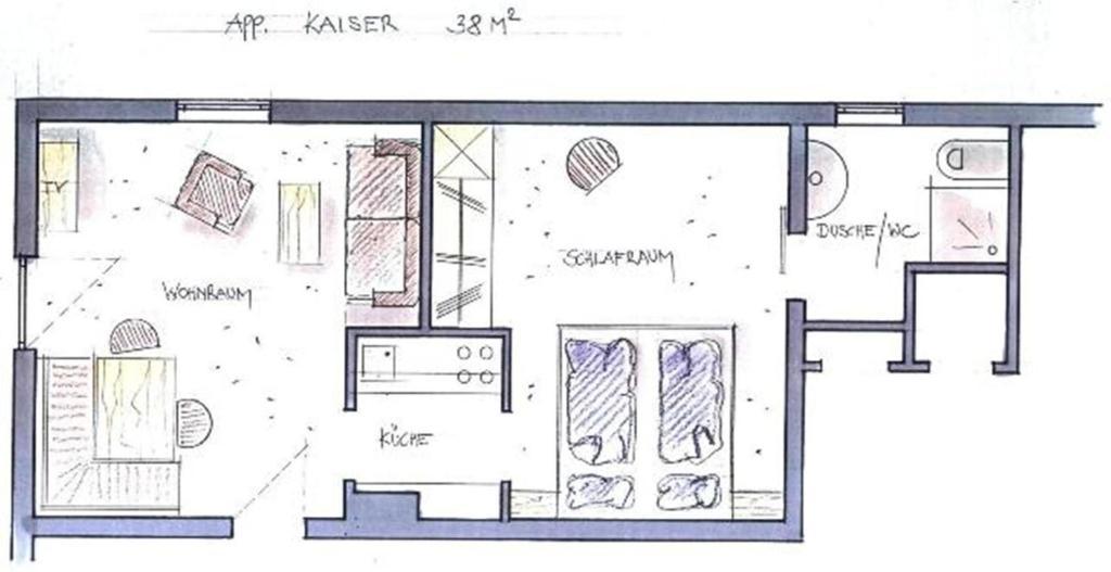 Landhaus Alpengruss 코센 객실 사진